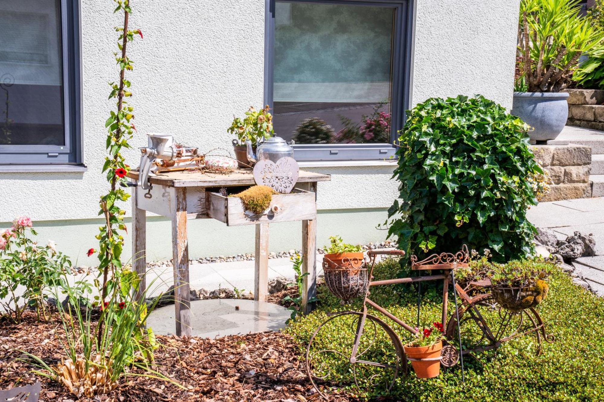 Laendliche 2-Zimmer Wohnung Bad Ditzenbach Eksteriør billede